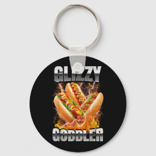 Chaveiro Cachorro Quente Retro Glizzy Gobbler Meme Contrafa