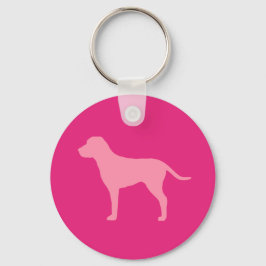Chaveiro Cachorro Rosa