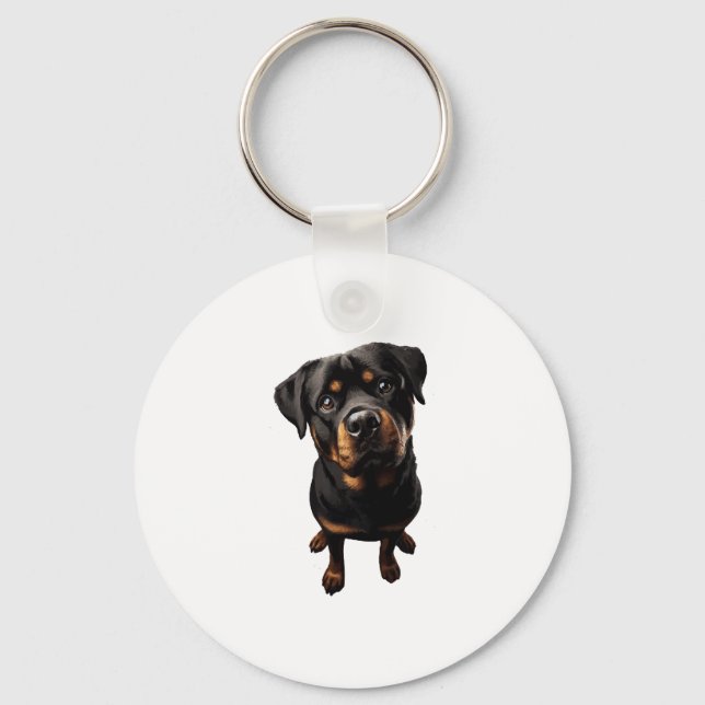 Chaveiro cachorro rottweiler (Frente)