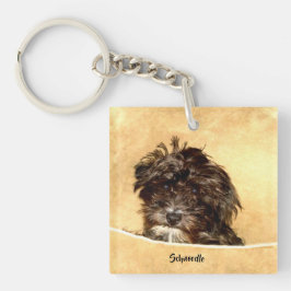 Chaveiro Cachorro Schnoodle