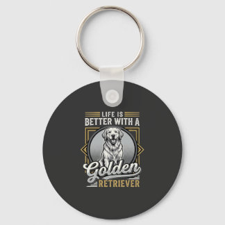 Chaveiro Cachorro Vida De Golden Retriever É Melhor
