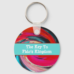 Chaveiro Cachorro Walker Vivid Tie Dye Pet Sitter