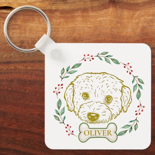 Chaveiro Cachorro Westiepoo Personalizado (Frente)