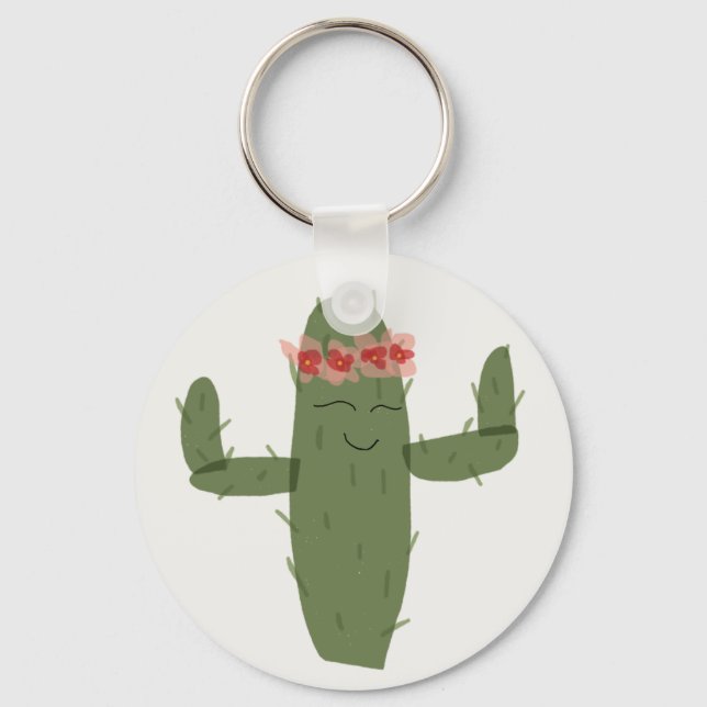 Chaveiro Cactus princess (Frente)