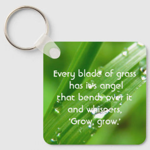 Chaveiro Cada Lâmina de Grass Quote Magnet