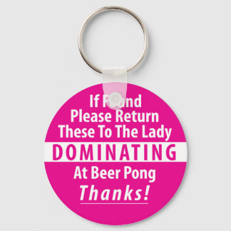 Chaveiro Cadeia-chave das Senhoras Beer Pong
