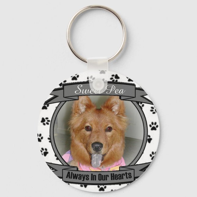 Chaveiro Cadeia-chave de ervilha doce (Frente)