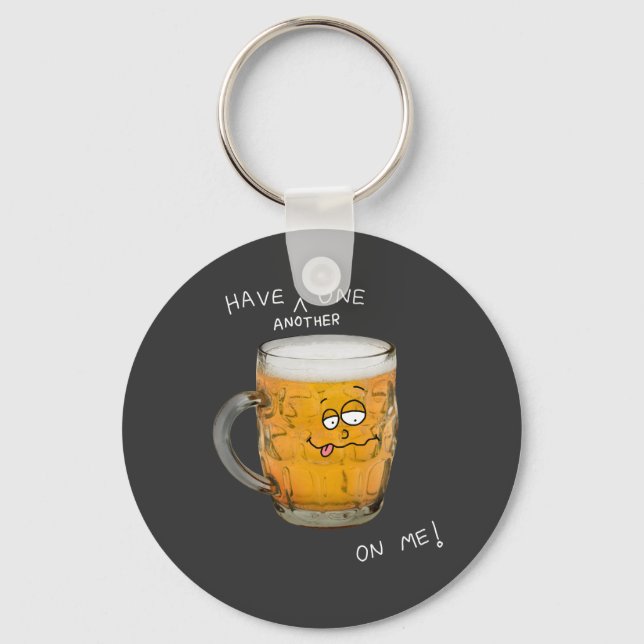 Chaveiro cadeia-chave do monstro da cerveja novelty (Frente)