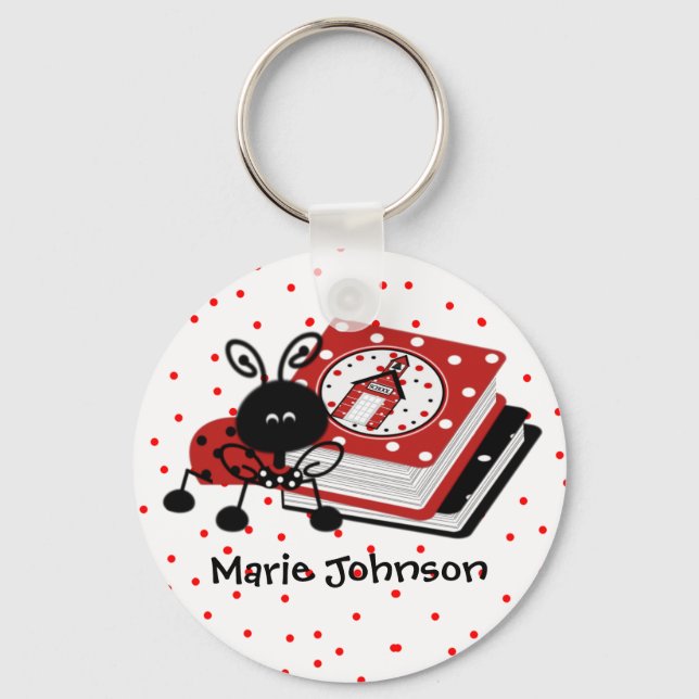 Chaveiro Cadeia-chave do Professor Personalizado (Frente)