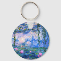 Cadeia-chave dos lírios Monet