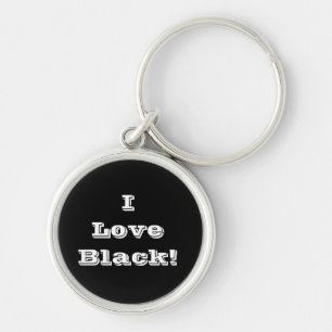 Chaveiro Cadeia-chave I Love Black