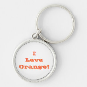 Chaveiro Cadeia-chave I Love Orange