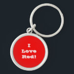 Chaveiro Cadeia-chave I Love Red<br><div class="desc">Cadeia-chave I Love Red</div>