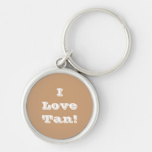 Chaveiro Cadeia-chave I Love Tan