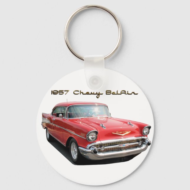 Chaveiro Cadeia de chave Chevy BelAir 1957 (Frente)