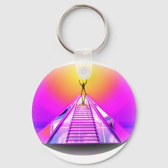 Chaveiro Cadeia de Chave da Pirâmide Mística Equinox (Frente)