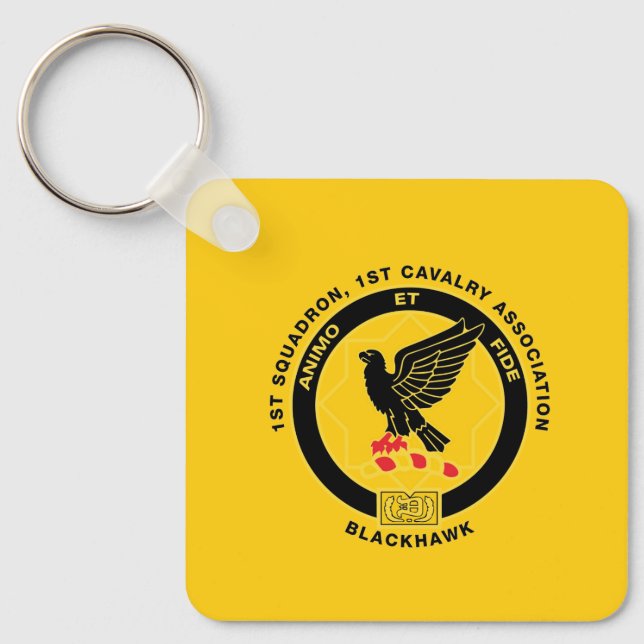 Chaveiro Cadeia de Chave de Associação Cav - Cav Dourado (Frente)