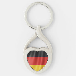 Chaveiro Cadeia de chave de bandeira alemã