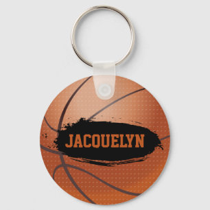 Chaveiro Cadeia de Chave de Basquete de Jacquelyn Grunge