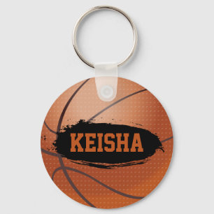 Chaveiro Cadeia de Chave de Basquete de Keisha Grunge / Toq