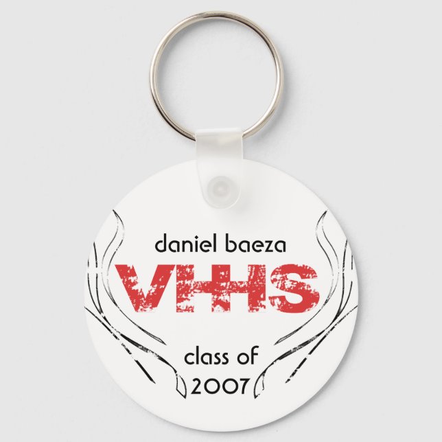 Chaveiro cadeia de chave de classe vhhs (Frente)