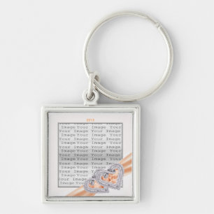 Chaveiro Cadeia de Chave de Fita de Tangerina Personalizada