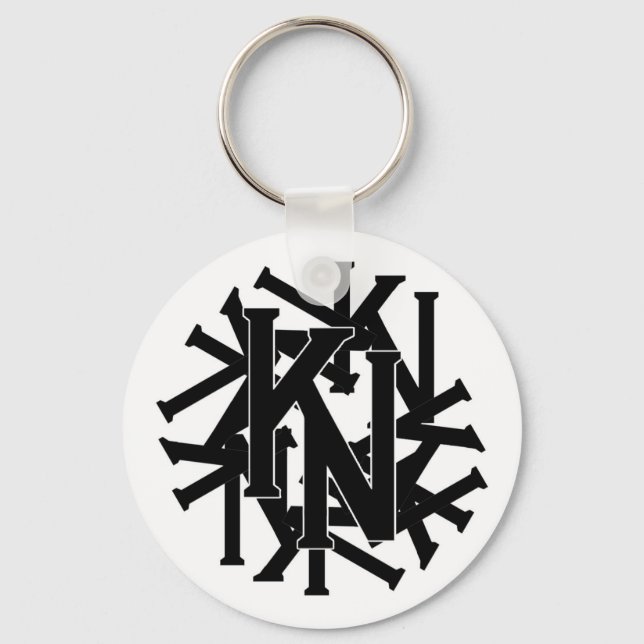 Chaveiro cadeia de chave de nome (Frente)