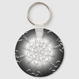 Chaveiro Cadeia de Chave de Ornamento de Prata