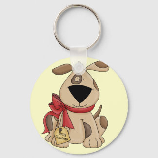 Chaveiro Cadeia de Chave de Puppy do Xmas