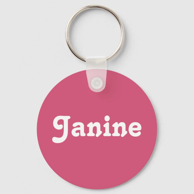Chaveiro Cadeia de Chave Janine (Frente)