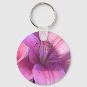 Chaveiro Cadeia de Chave Lily Rosa