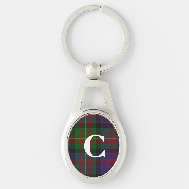 Chaveiro Cadeia de Chave Monogramas de Xadrez Clan Carnegie (Frente)