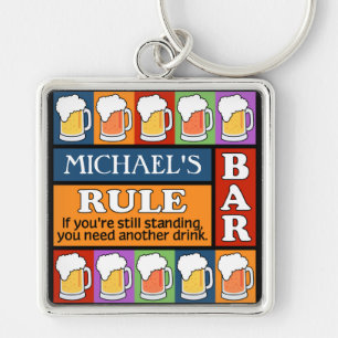 Chaveiro Cadeia de chave NOME PERSONALIZADO do Pop de CERVE