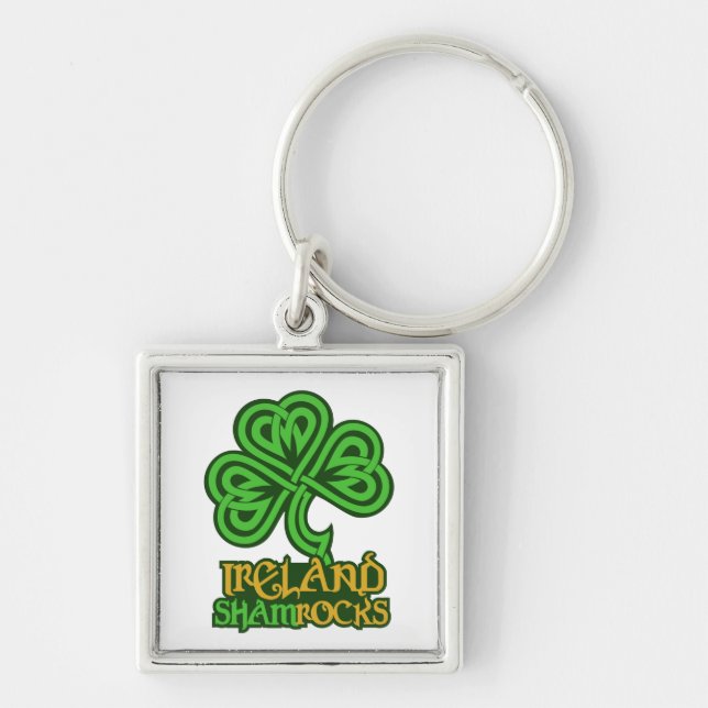 Chaveiro Cadeia de chave personalizada da Irlanda (Frente)