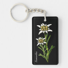 Chaveiro Cadeia de Chave Personalizada de Flor Edelweiss bo