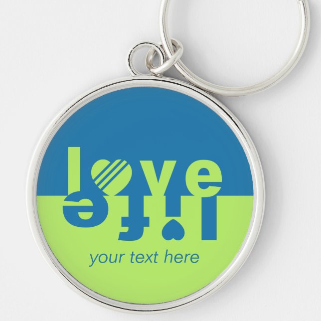 Chaveiro Cadeia de chave personalizada do AMOR LIFE (Frente)