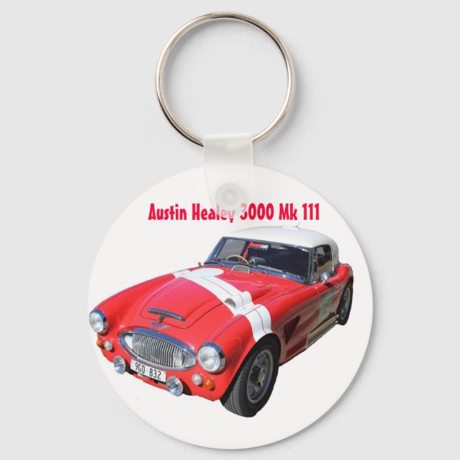 Chaveiro Cadeia de Chaves Austin+Healey+3000+Mk+111 (Frente)