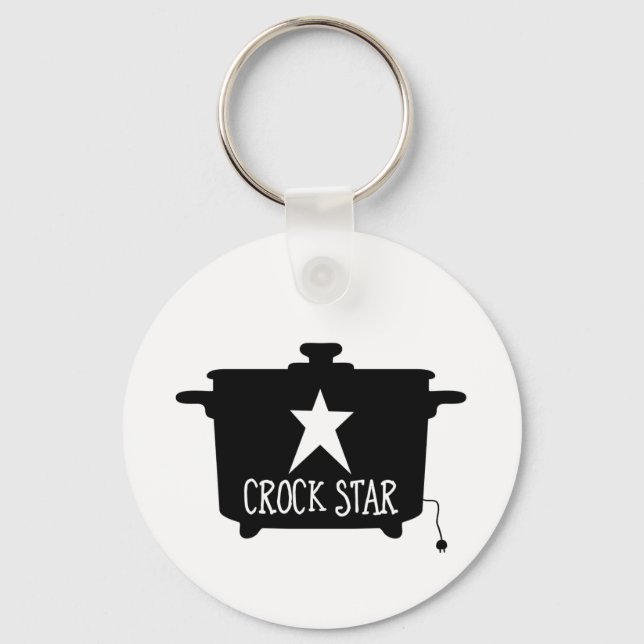 Chaveiro Cadeia de Chaves Crock Star (Frente)