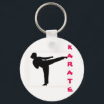 Chaveiro Cadeia de Chaves da Karate Girl<br><div class="desc">Corrente de caratê (ou mulher)</div>