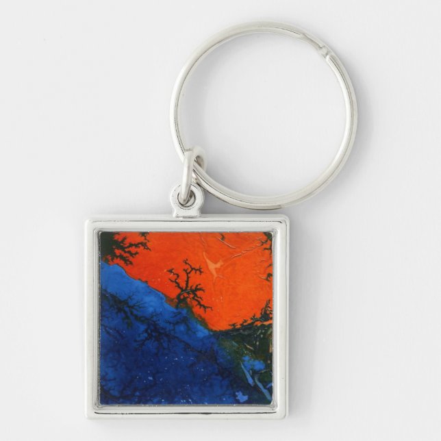 Chaveiro Cadeia de Chaves de abstrato Art (Frente)