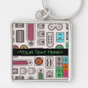 Chaveiro Cadeia de Chaves de Entrada de Geek do Computador