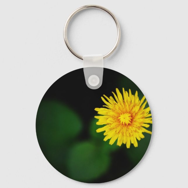 Chaveiro Cadeia de Chaves de Flor Dandelion (Frente)