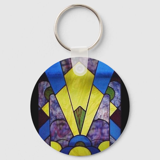 Chaveiro Cadeia de Chaves Glass_Art Deco (Frente)