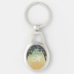 Chaveiro Cadeia de Chaves Personalizada Praia Sunset Palm T