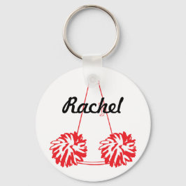 Chaveiro Cadeia de Chaves Red Cheerhead Personalizada