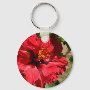 Chaveiro Cadeia de Chaves Red Hibisus