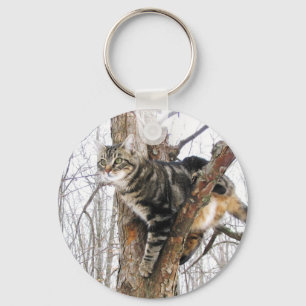Chaveiro Cadeia de Chaves Tabby Cat