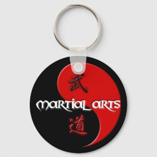Chaveiro Cadeia de Chaves Yin Yang Arts Marciais