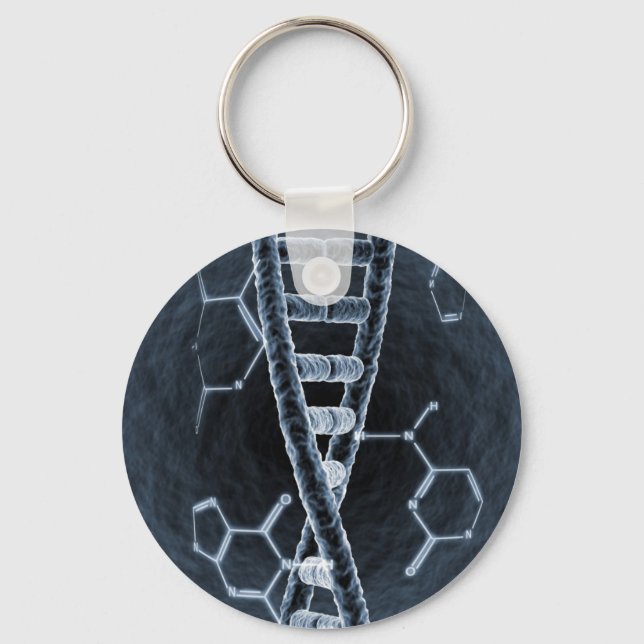 Chaveiro cadeia de DNA (Frente)