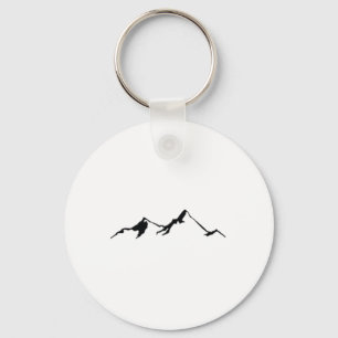 Chaveiro Cadeia de Montanhas Design Vintage Escalada Caminh